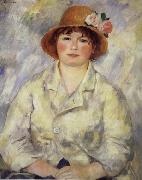 Pierre Renoir Aline Charigot(Madame Renoir) Spain oil painting artist